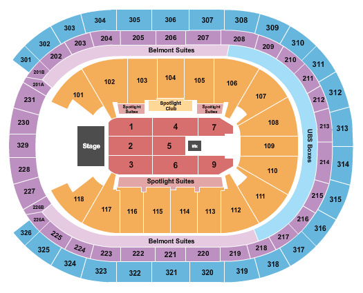UBS Arena Ana Gabriel Seating Chart